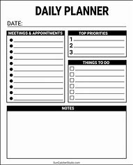 Image result for Daily Calendar with Times Printable