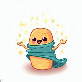 Illustrate a magical burrito that has the power to grant wishes. Image 1 of 4