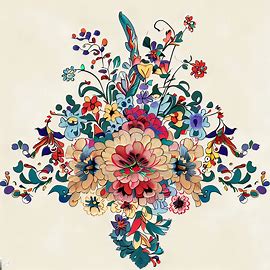 Design an intricate and colorful bouquet of flowers, incorporating various species of flores. Image 3 of 4
