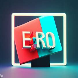 Create an image that visually represents the concept of an error message. Image 4 of 4