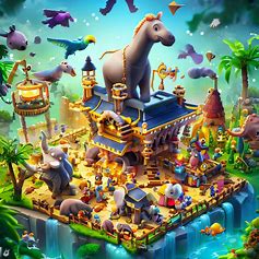 Build a magical zoo filled with exotic and unusual creatures