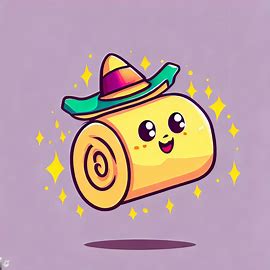 Illustrate a magical burrito that has the power to grant wishes. Image 4 of 4