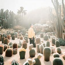 Think about a cactus garden that is always in full bloom, and