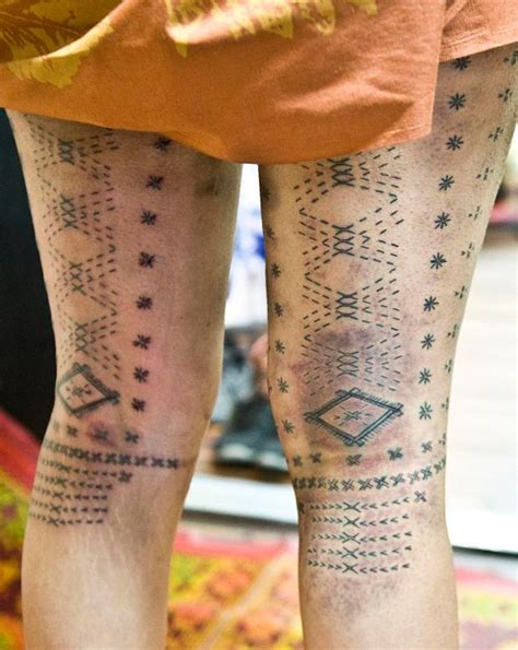Malu Trevejo Leg Tattoos