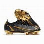 Image result for Black and Gold Football Cleats