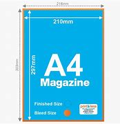 Image result for A4 vs A5 Magazine