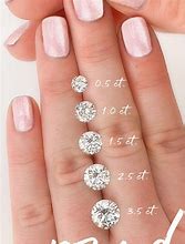 Image result for Diamond Carat Size Price Chart