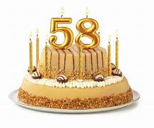 Image result for 58 Birthday Cake