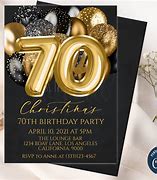 Image result for Happy 70th Birthday Invitations