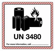 Image result for Lithium Battery Warning Label