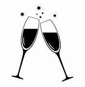 Image result for Champagne Glass Clip Art Free Black and White