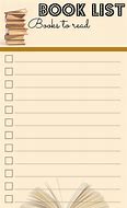Image result for Book List and Author Template