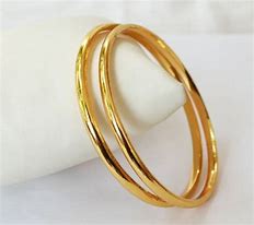 Image result for Plain Gold Bangle Bracelet
