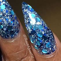 Image result for Glitter Acrylic Nails