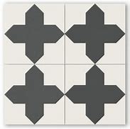 Image result for Traditional Black and White Cement Tiles Cross D