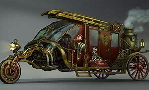 Image result for Steampunk Transportation