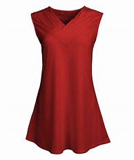 Image result for Red Sleeveless Tunic