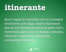 Image result for itinerante