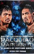 Image result for Pacquiao vs. Margarito Poster