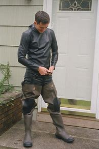 Image result for Men Wearing Rubber Boots