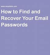 Image result for Recover Email/Password