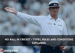 Image result for Cricket No Ball Sign