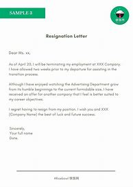 Image result for Creative Resignation Letter