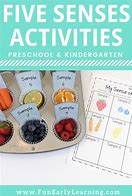 Image result for Free Printable Five Senses Activities