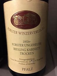 Image result for Forster Winzerverein EG Forster Ungeheuer Riesling Auslese