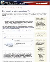 Image result for Nonimmigrant Visa Application