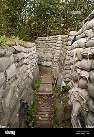 Image result for Preserved WW1 Trenches