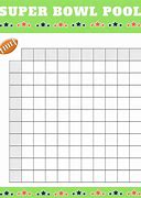 Image result for Super Bowl Pool Grids Printable