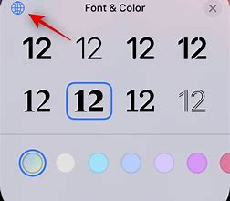 Image result for iPhone Update Clock Font