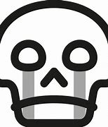 Image result for Crying Skull. Emoji