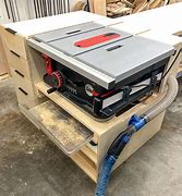 Image result for Table Saw Stand with Wheels DIY