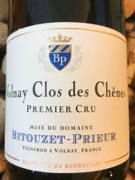 Image result for Bitouzet Prieur Volnay Clos Chenes