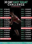 Image result for 30 Squat Challenge Printable