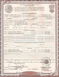 Image result for Blank Birth Certificate for State of New Mexico
