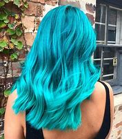 Image result for Turquoise Blue Hair Extinshions
