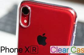 Image result for iPhone XR in Red with Clear Case