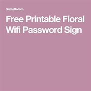 Image result for Wifi Password Printable 4X6 Free