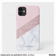 Image result for Pink and Gold Sparkly Marble Phone Case