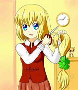 Image result for Anime Girl Cutting Her Hair