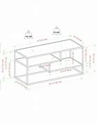 Image result for Plan Drawing of Metal TV Stand