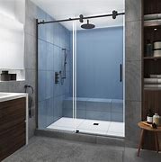 Image result for Clear Frameless Shower Door with Glass