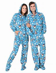 Image result for Couple Footie Pajamas
