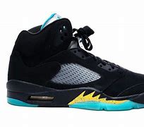 Image result for Jordan 5 Aqua Black in Box