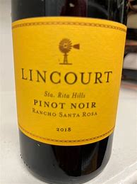 Image result for Lincourt Pinot Noir Rancho Santa Rosa Sta Rita Hills