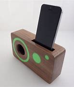 Image result for Wooden Boombox Phone Holder