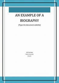 Image result for Biography Layout Template